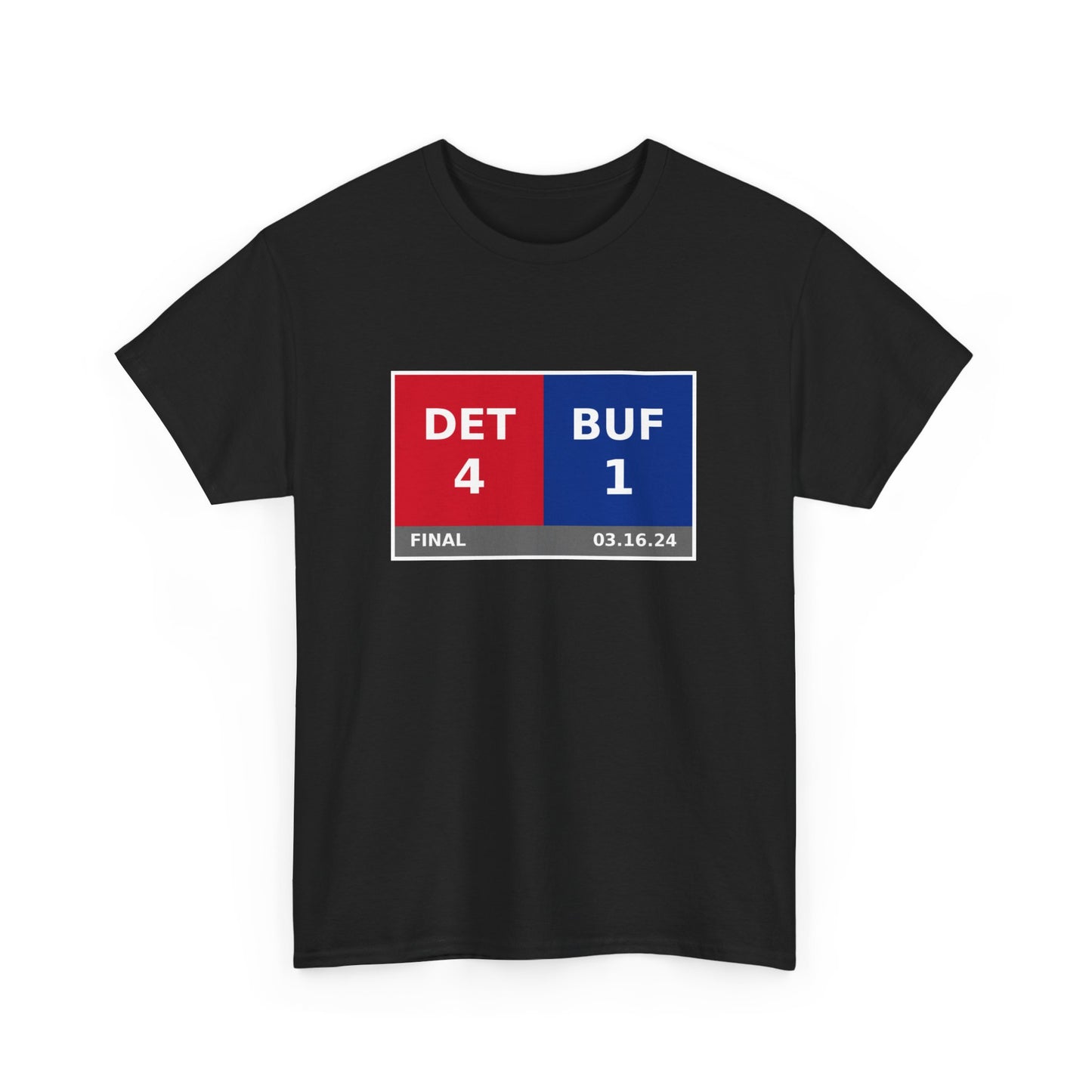 DET vs BUF Scoreboard Tee 03.16.24