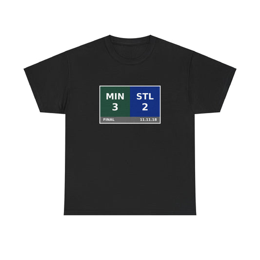 MIN vs STL Scoreboard Tee 11.11.18