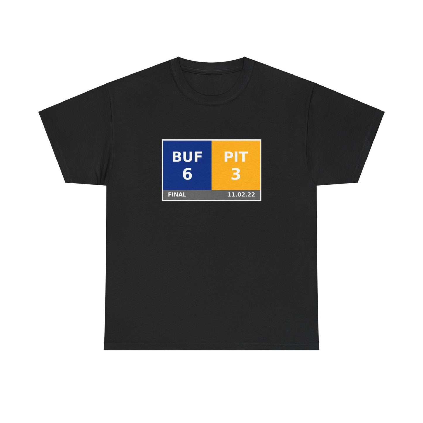 BUF vs PIT Scoreboard Tee 11.02.22