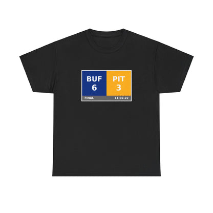 BUF vs PIT Scoreboard Tee 11.02.22