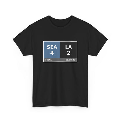 SEA vs LA Scoreboard Tee 01.18.25