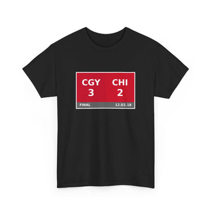 CGY vs CHI Scoreboard Tee 12.02.18