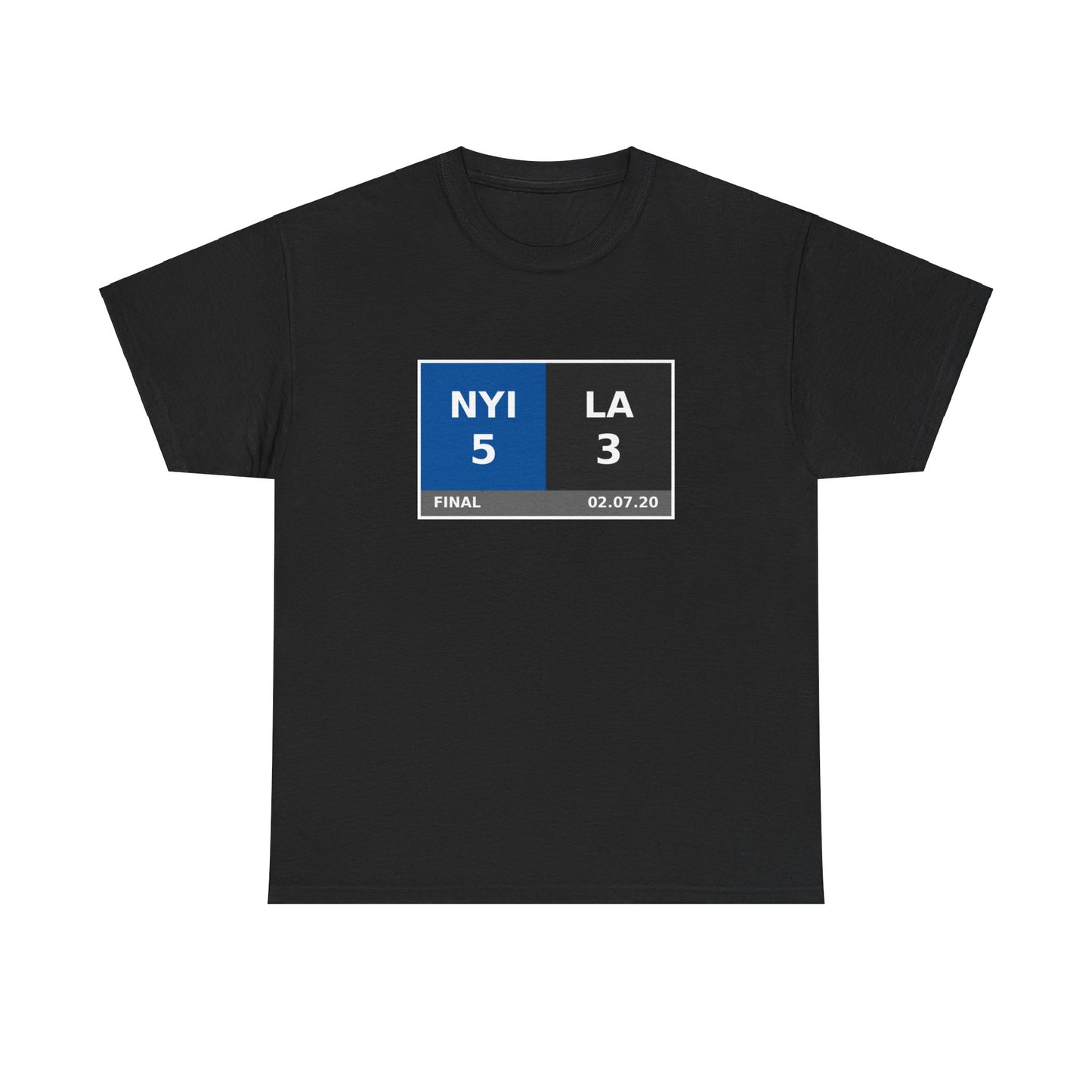 NYI vs LA Scoreboard Tee 02.07.20