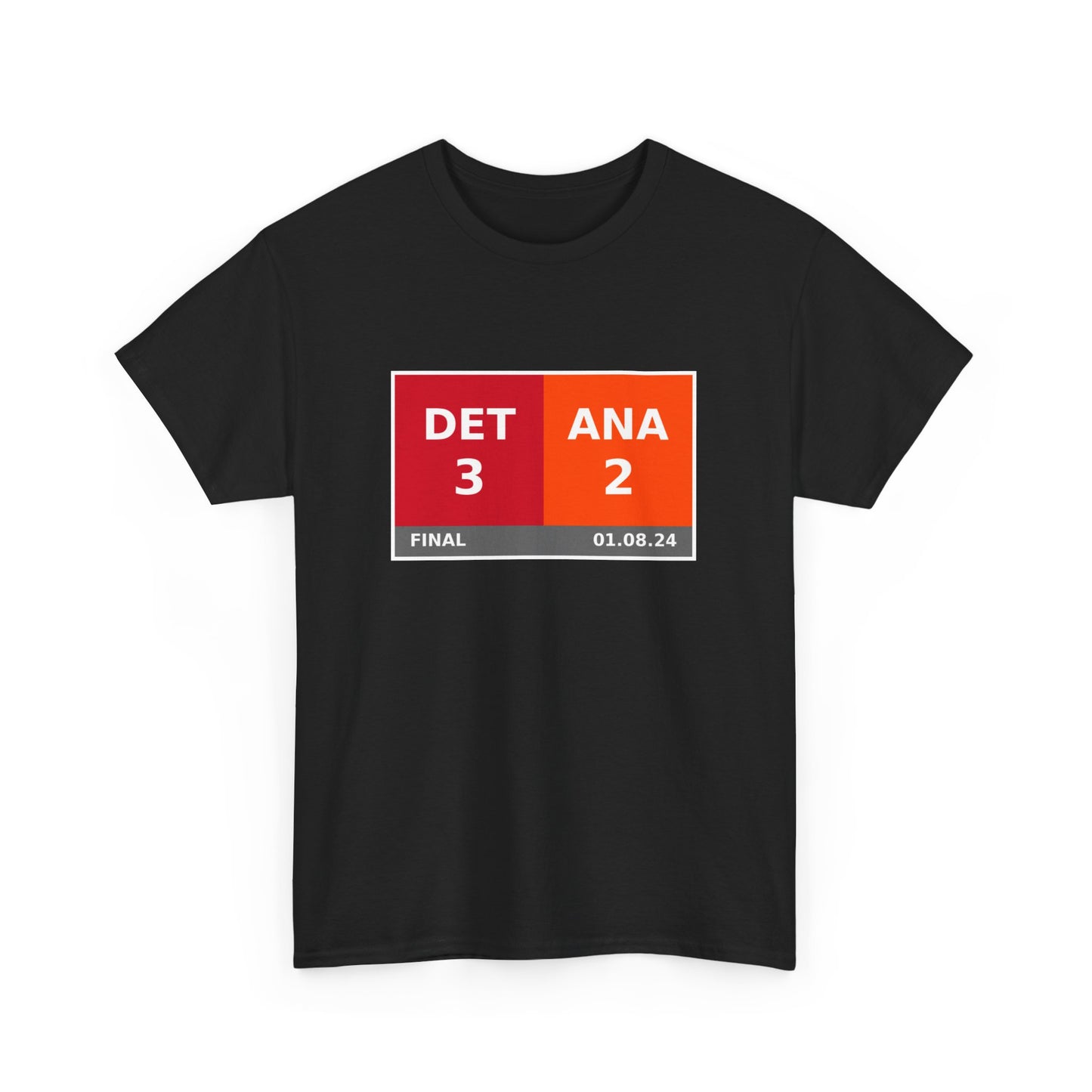 DET vs ANA Scoreboard Tee 01.08.24