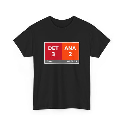 DET vs ANA Scoreboard Tee 01.08.24