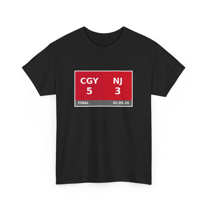 CGY vs NJ Scoreboard Tee 02.09.24