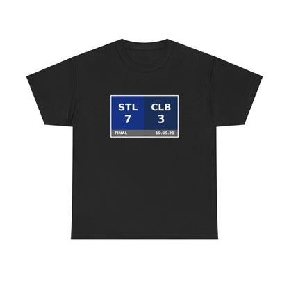 STL vs CLB Scoreboard Tee 10.09.21