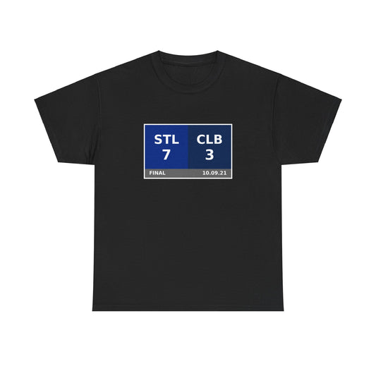 STL vs CLB Scoreboard Tee 10.09.21