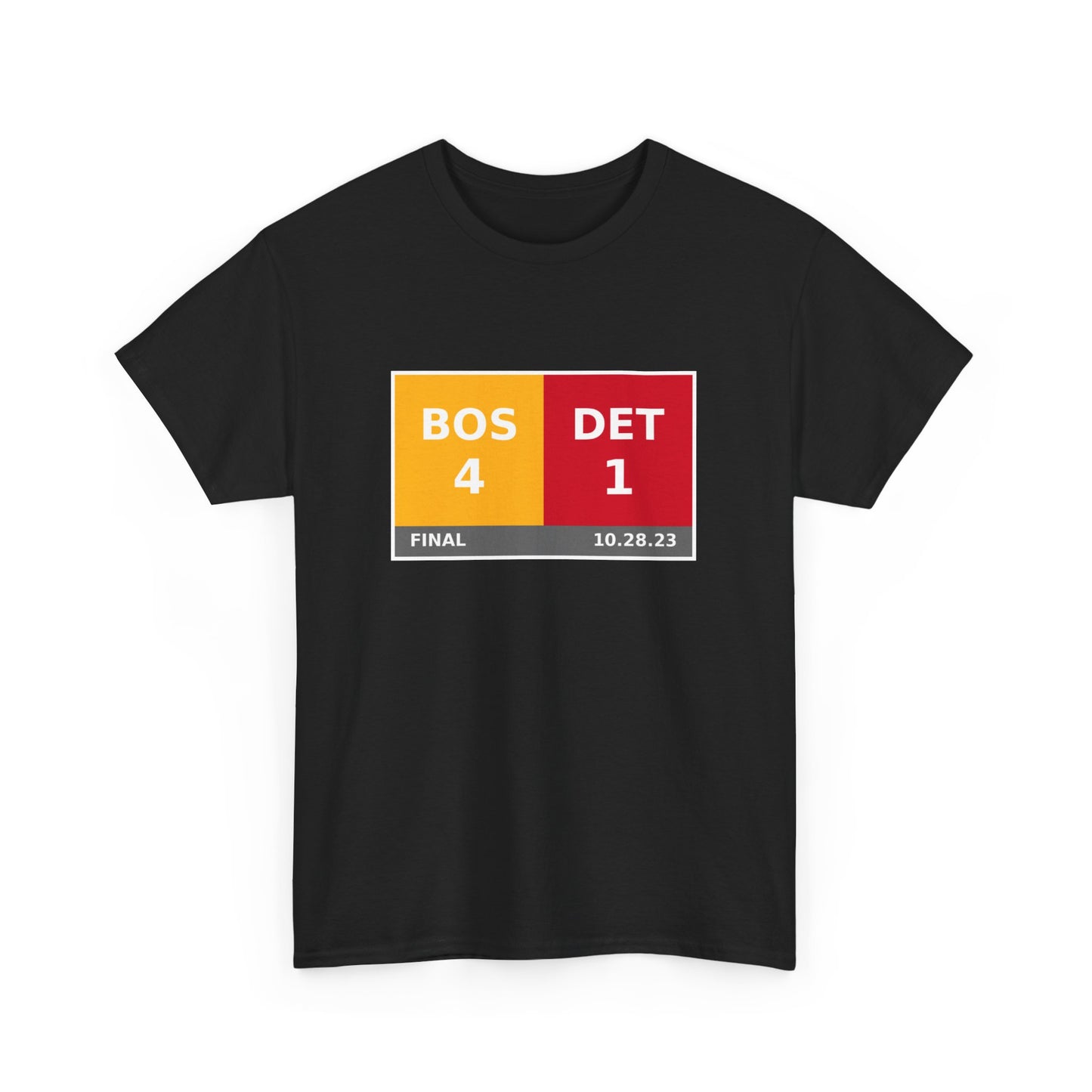 BOS vs DET Scoreboard Tee 10.28.23