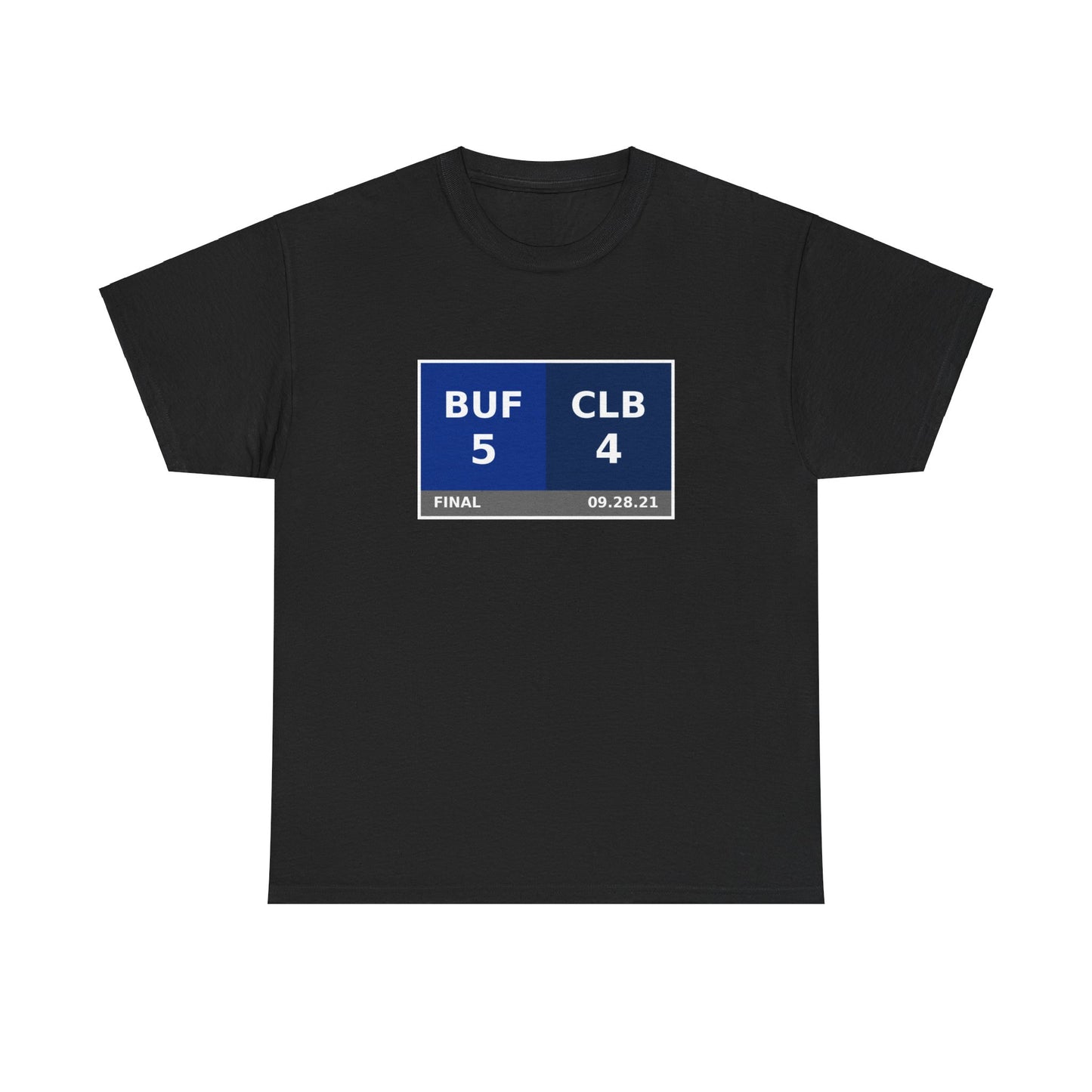 BUF vs CLB Scoreboard Tee 09.28.21