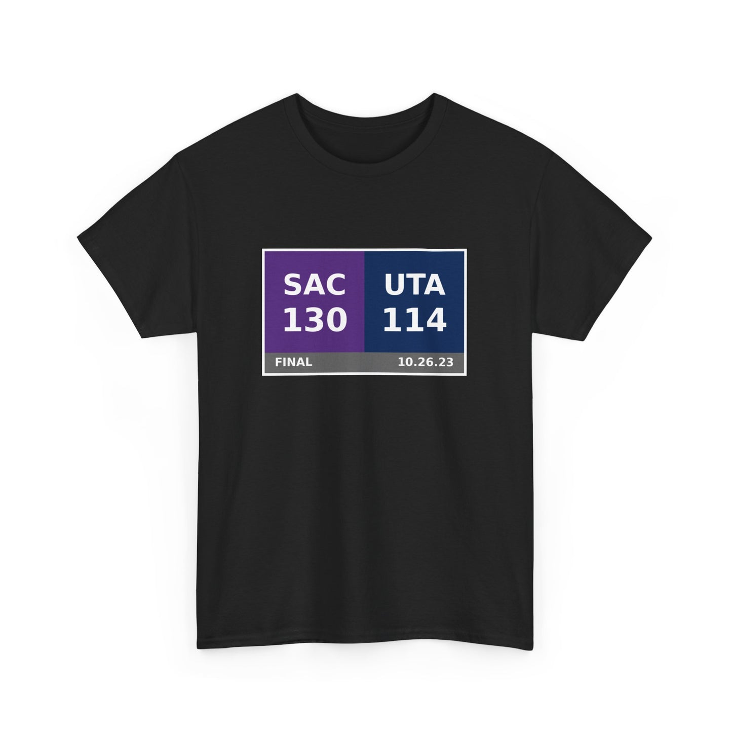 SAC vs UTA Scoreboard Tee 10.26.23