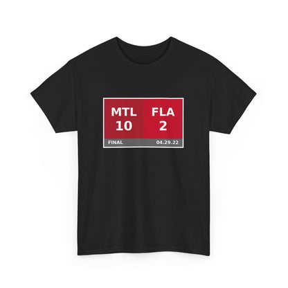 MTL vs FLA Scoreboard Tee 04.29.22