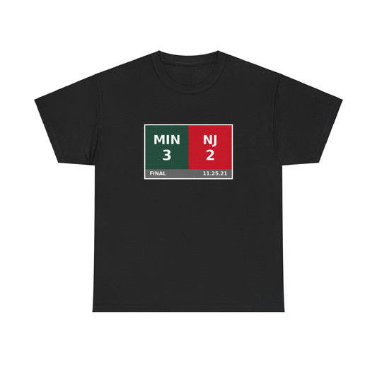 MIN vs NJ Scoreboard Tee 11.25.21