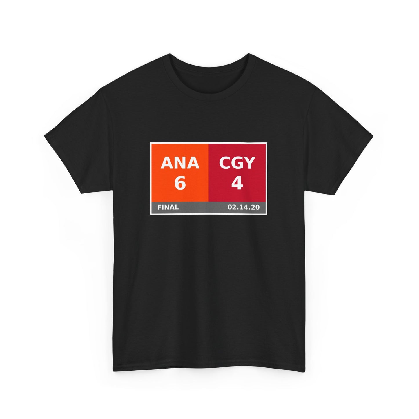 ANA vs CGY Scoreboard Tee 02.14.20