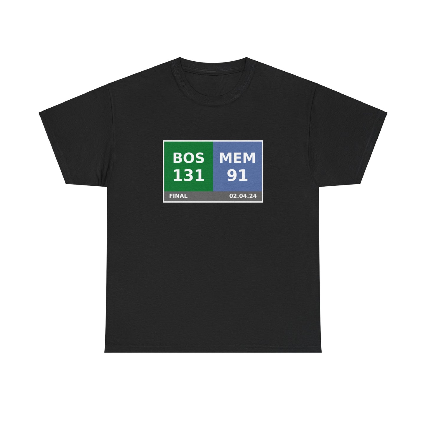 BOS vs MEM Scoreboard Tee 02.04.24