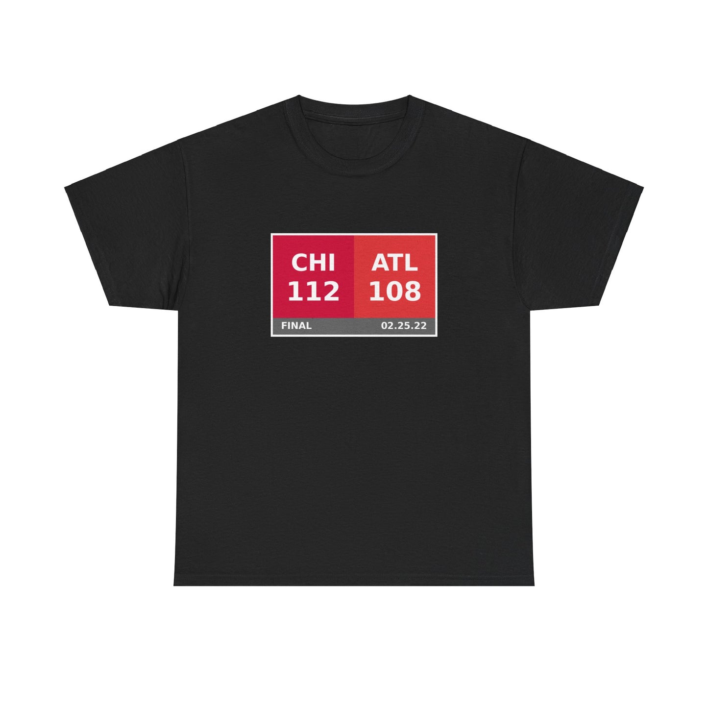 CHI vs ATL Scoreboard Tee 02.25.22