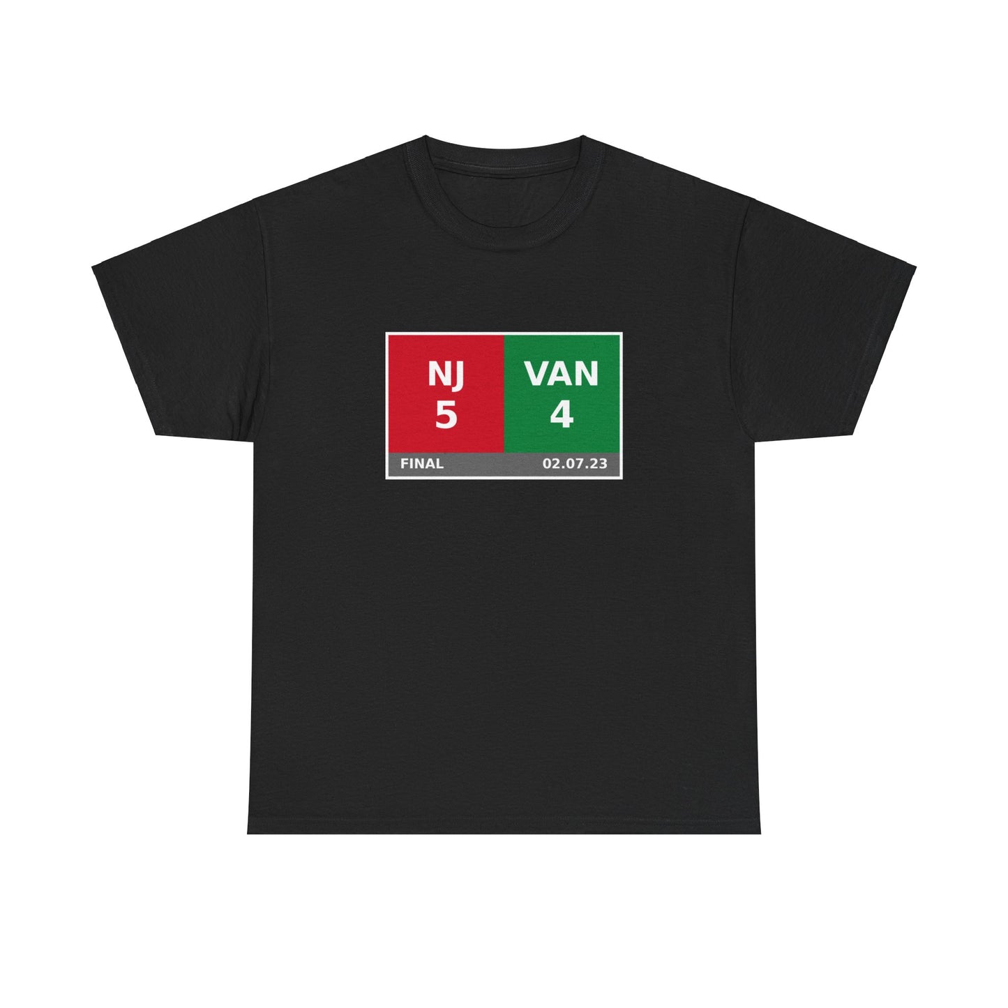 NJ vs VAN Scoreboard Tee 02.07.23