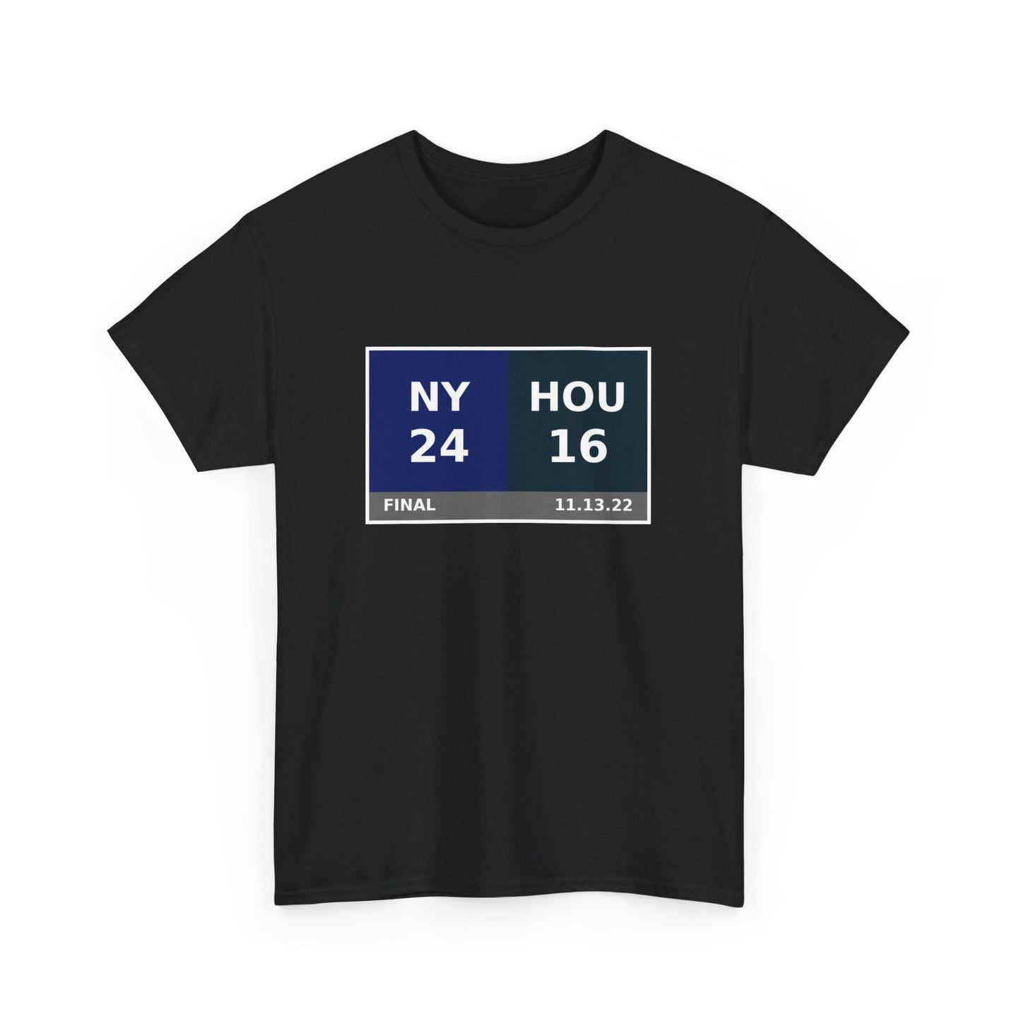 NY vs HOU Scoreboard Tee 11.13.22