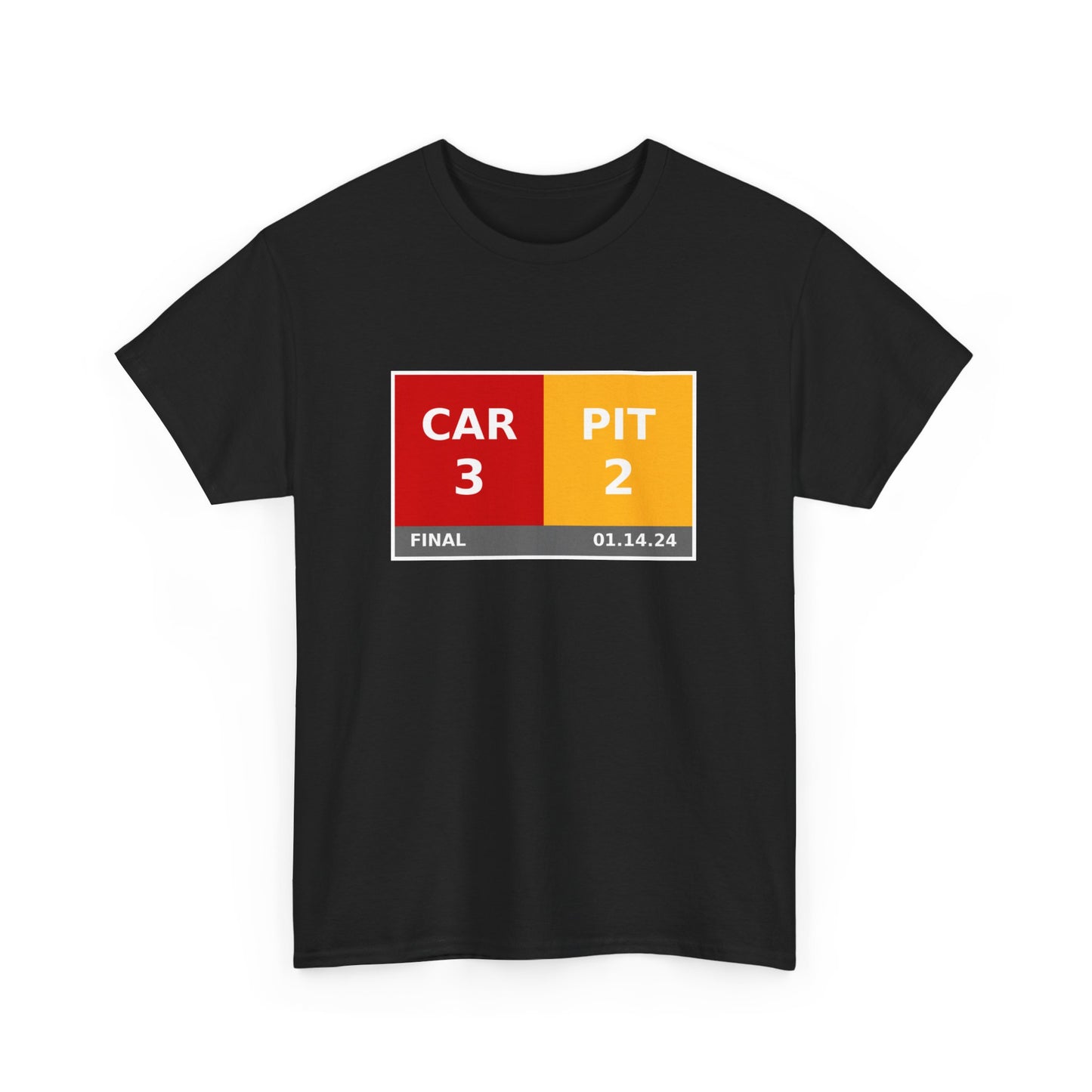 CAR vs PIT Scoreboard Tee 01.14.24