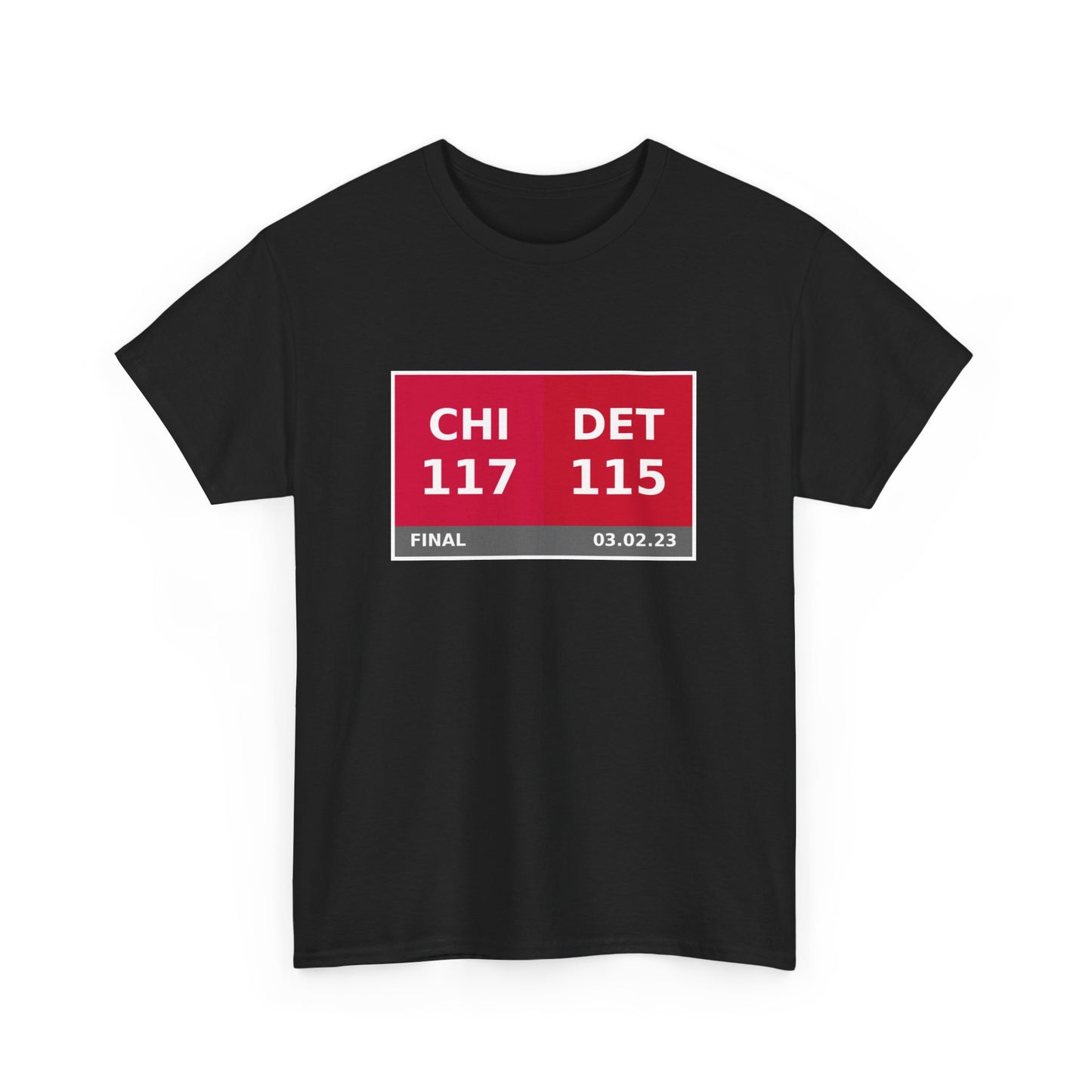 CHI vs DET Scoreboard Tee 03.02.23