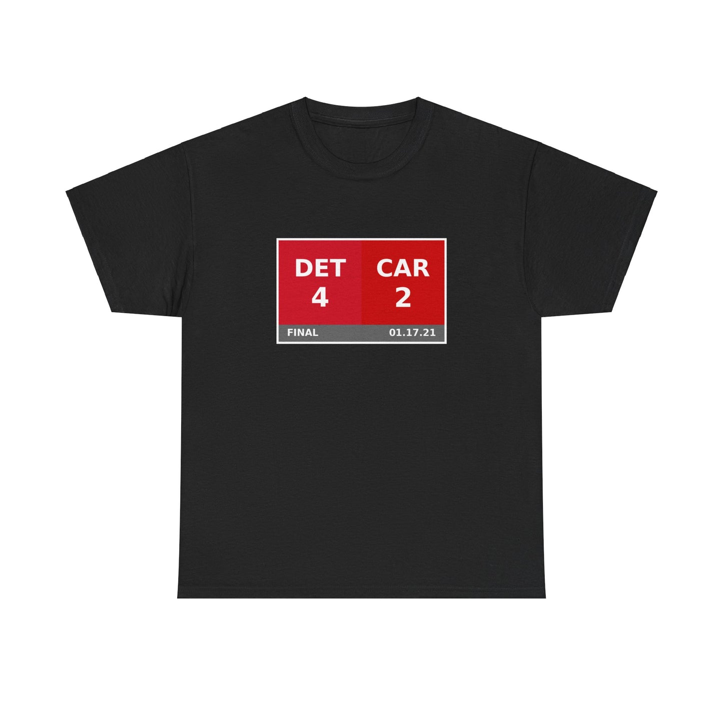 DET vs CAR Scoreboard Tee 01.17.21