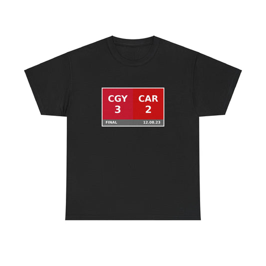 CGY vs CAR Scoreboard Tee 12.08.23