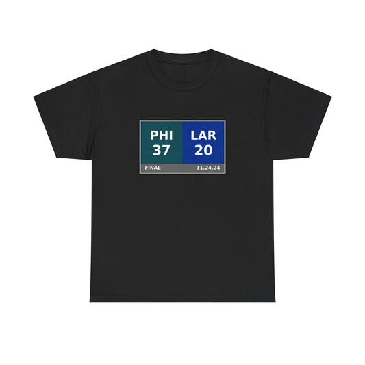 PHI vs LAR Scoreboard Tee 11.24.24