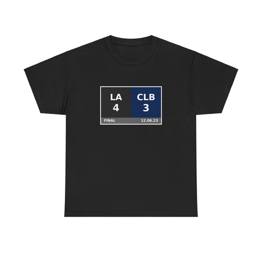 LA vs CLB Scoreboard Tee 12.06.23