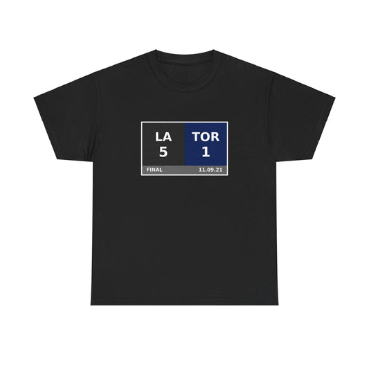 LA vs TOR Scoreboard Tee 11.09.21