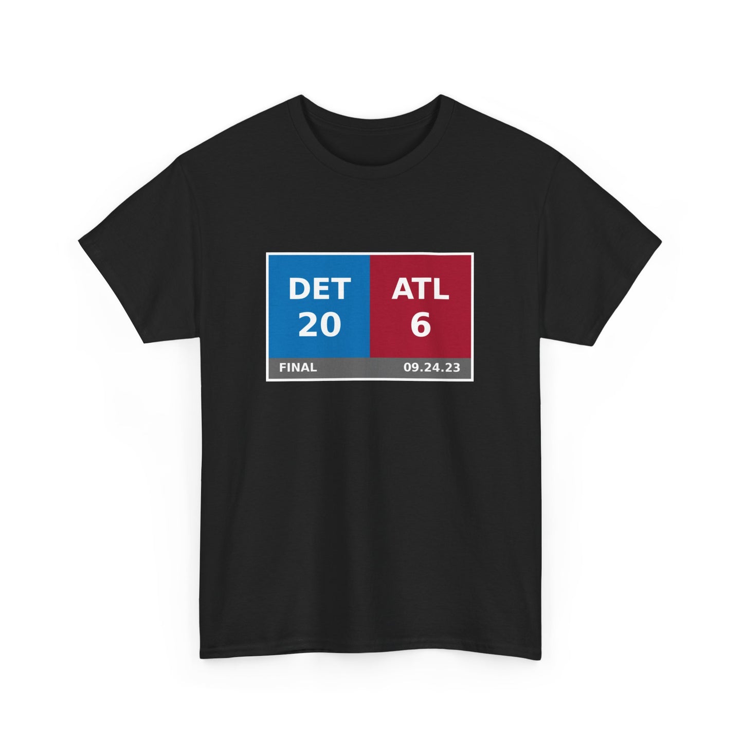 DET vs ATL Scoreboard Tee 09.24.23