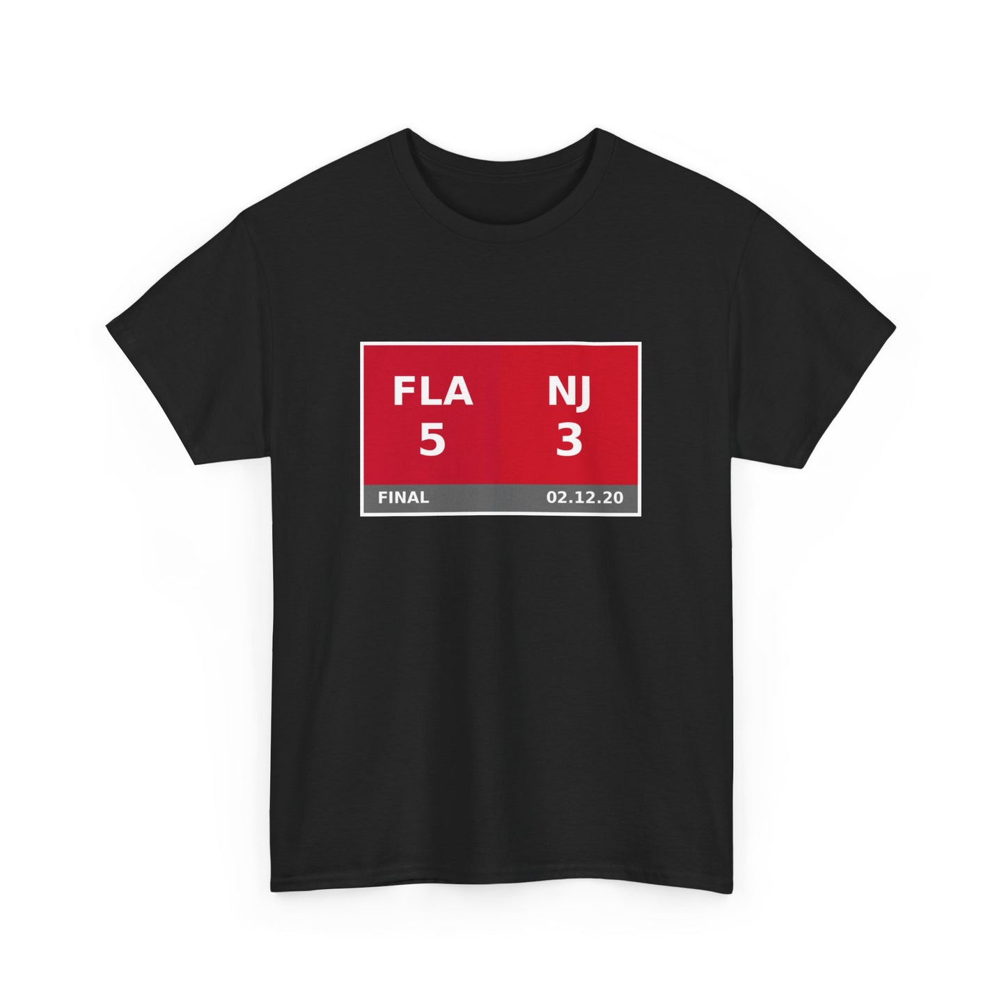 FLA vs NJ Scoreboard Tee 02.12.20