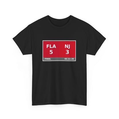 FLA vs NJ Scoreboard Tee 02.12.20