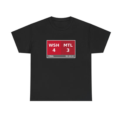 WSH vs MTL Scoreboard Tee 02.18.24