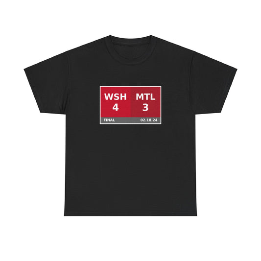 WSH vs MTL Scoreboard Tee 02.18.24