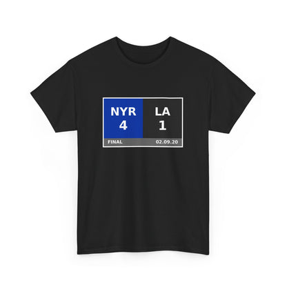 NYR vs LA Scoreboard Tee 02.09.20