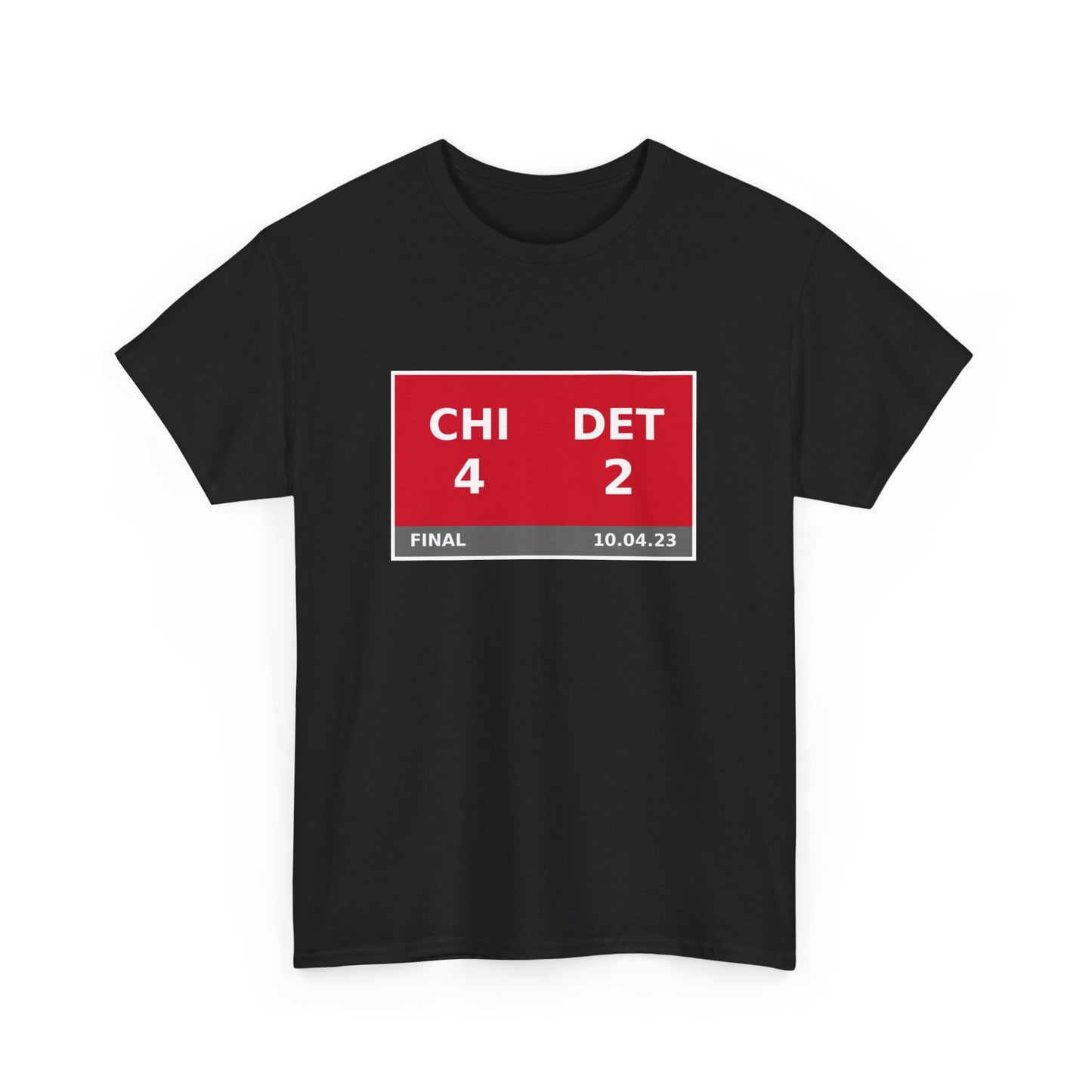 CHI vs DET Scoreboard Tee 10.04.23