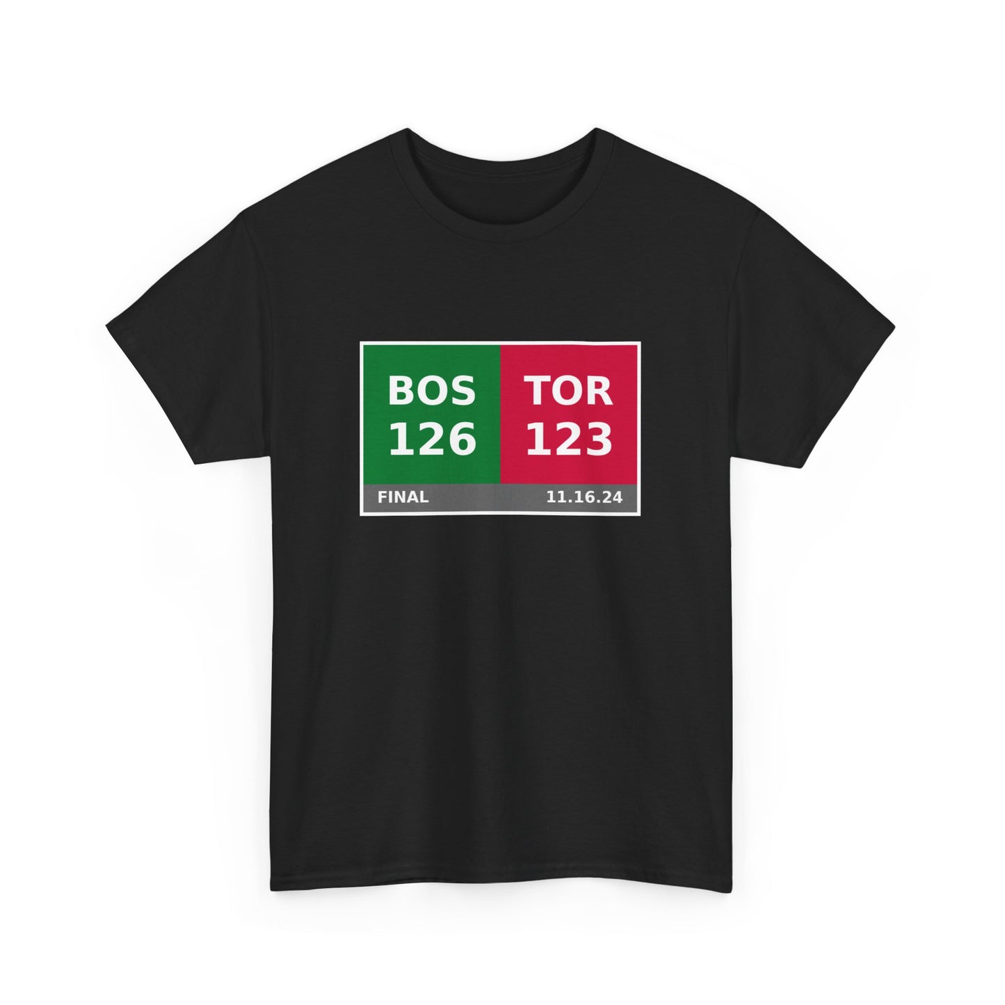 BOS vs TOR Scoreboard Tee 11.16.24