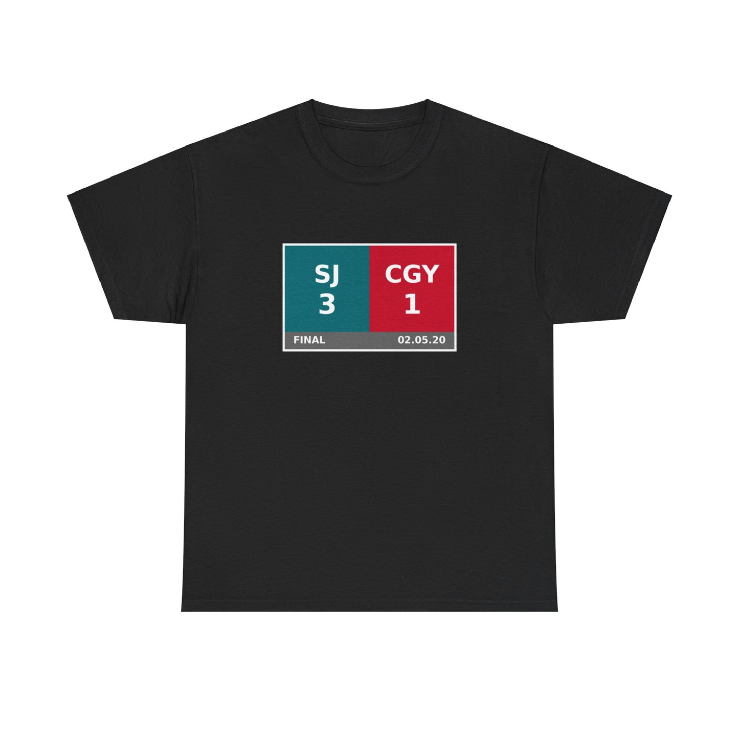 SJ vs CGY Scoreboard Tee 02.05.20