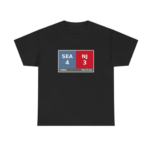 SEA vs NJ Scoreboard Tee 04.17.22