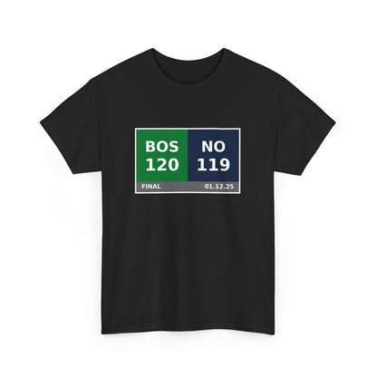 BOS vs NO Scoreboard Tee 01.12.25