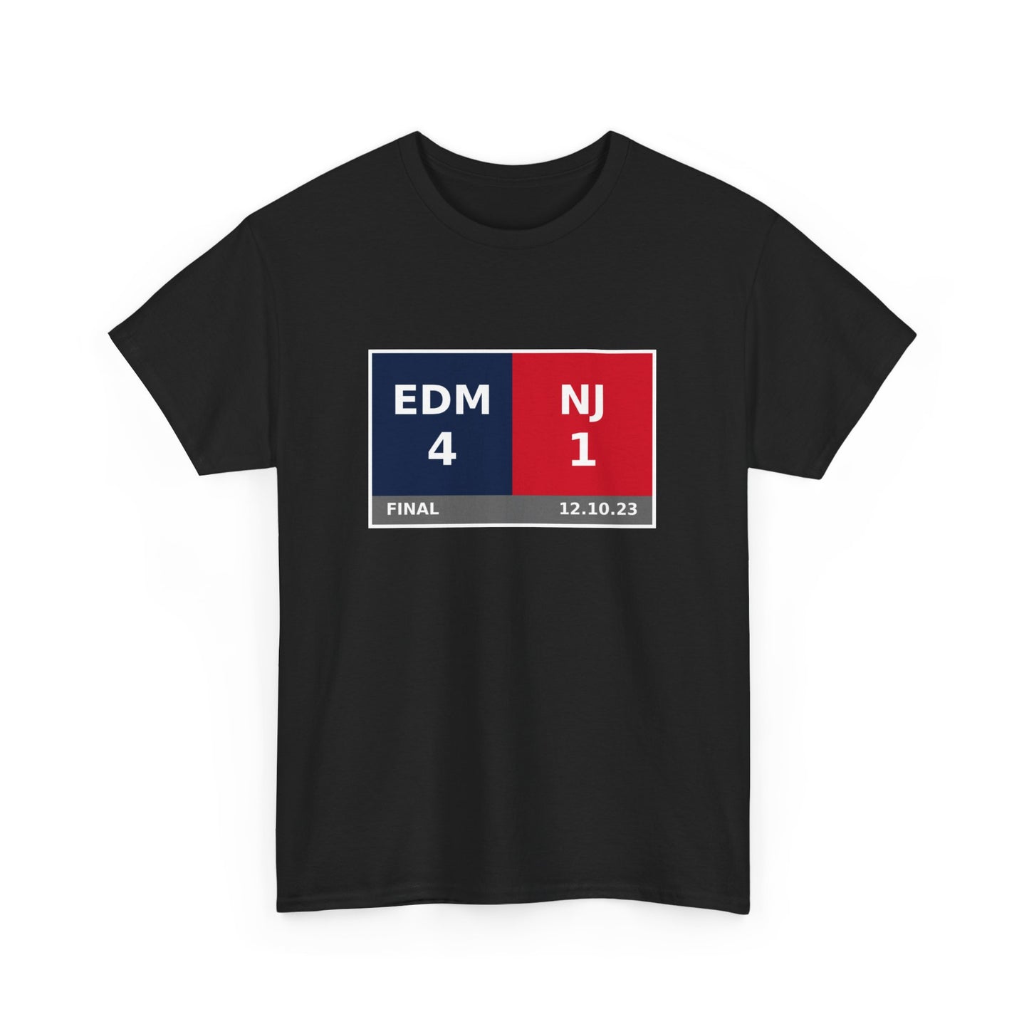 EDM vs NJ Scoreboard Tee 12.10.23