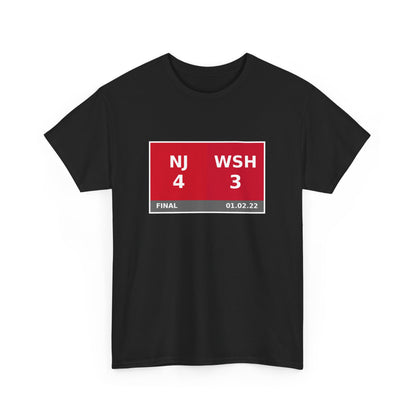 NJ vs WSH Scoreboard Tee 01.02.22