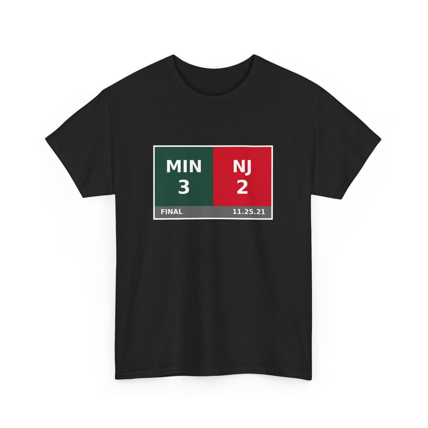 MIN vs NJ Scoreboard Tee 11.25.21