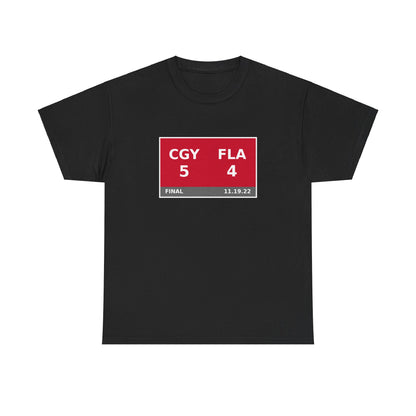 CGY vs FLA Scoreboard Tee 11.19.22