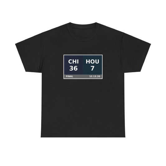 CHI vs HOU Scoreboard Tee 12.13.20