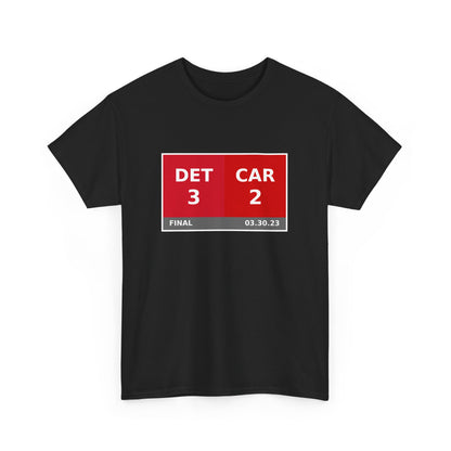 DET vs CAR Scoreboard Tee 03.30.23