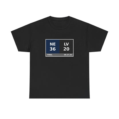 NE vs LV Scoreboard Tee 09.27.20