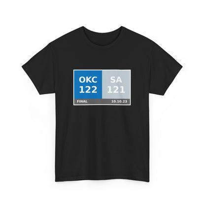 OKC vs SA Scoreboard Tee 10.10.23