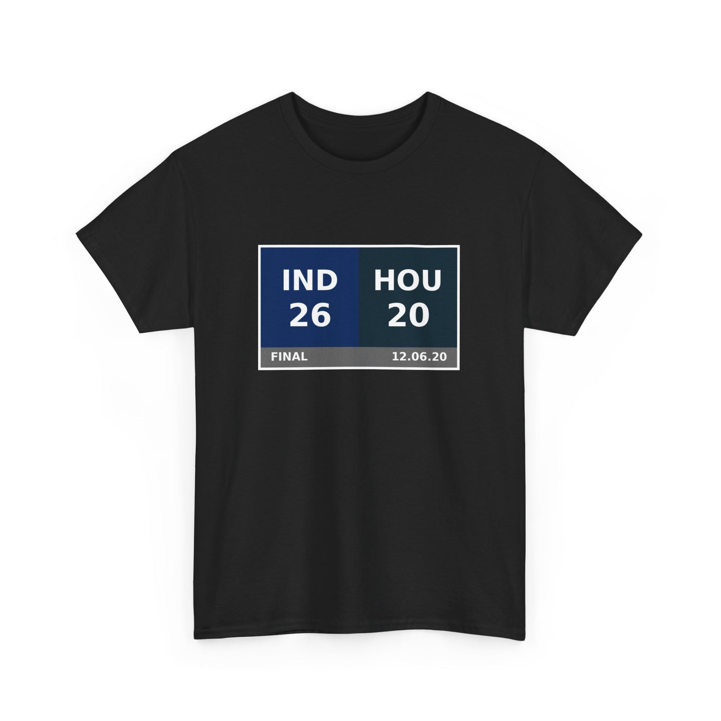 IND vs HOU Scoreboard Tee 12.06.20