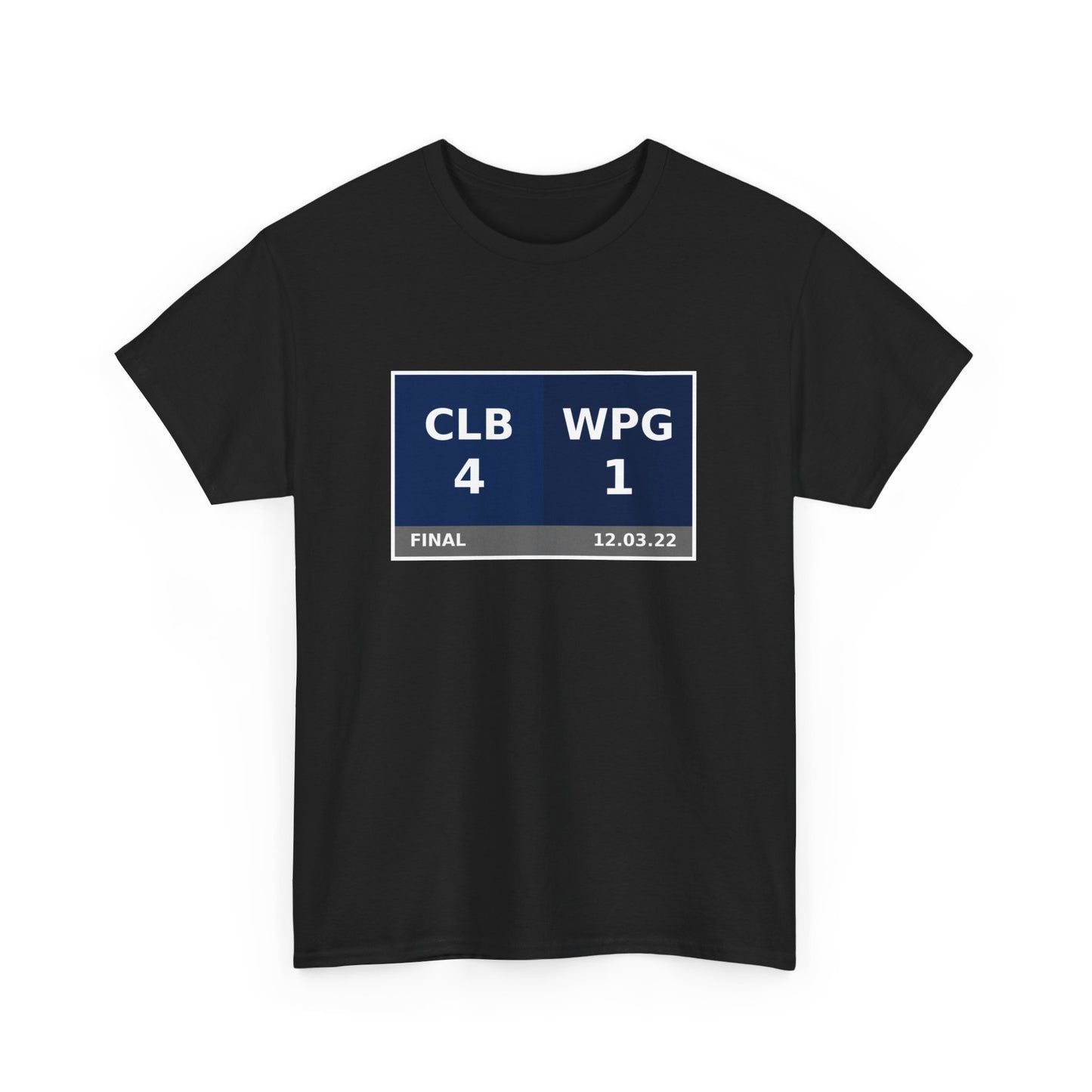 CLB vs WPG Scoreboard Tee 12.03.22